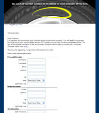 Go to your Tire Manufacturer's Website to Register Your New Tires