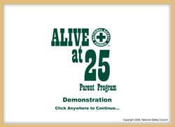 Alive at 25 Parent Program Online Demo