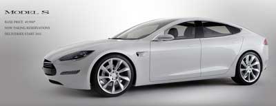 Tesla Model S electric sedan